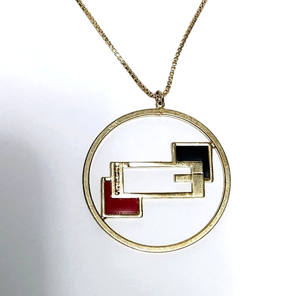 GUESS Geometric Necklace size 18" - Picture 1 of 9